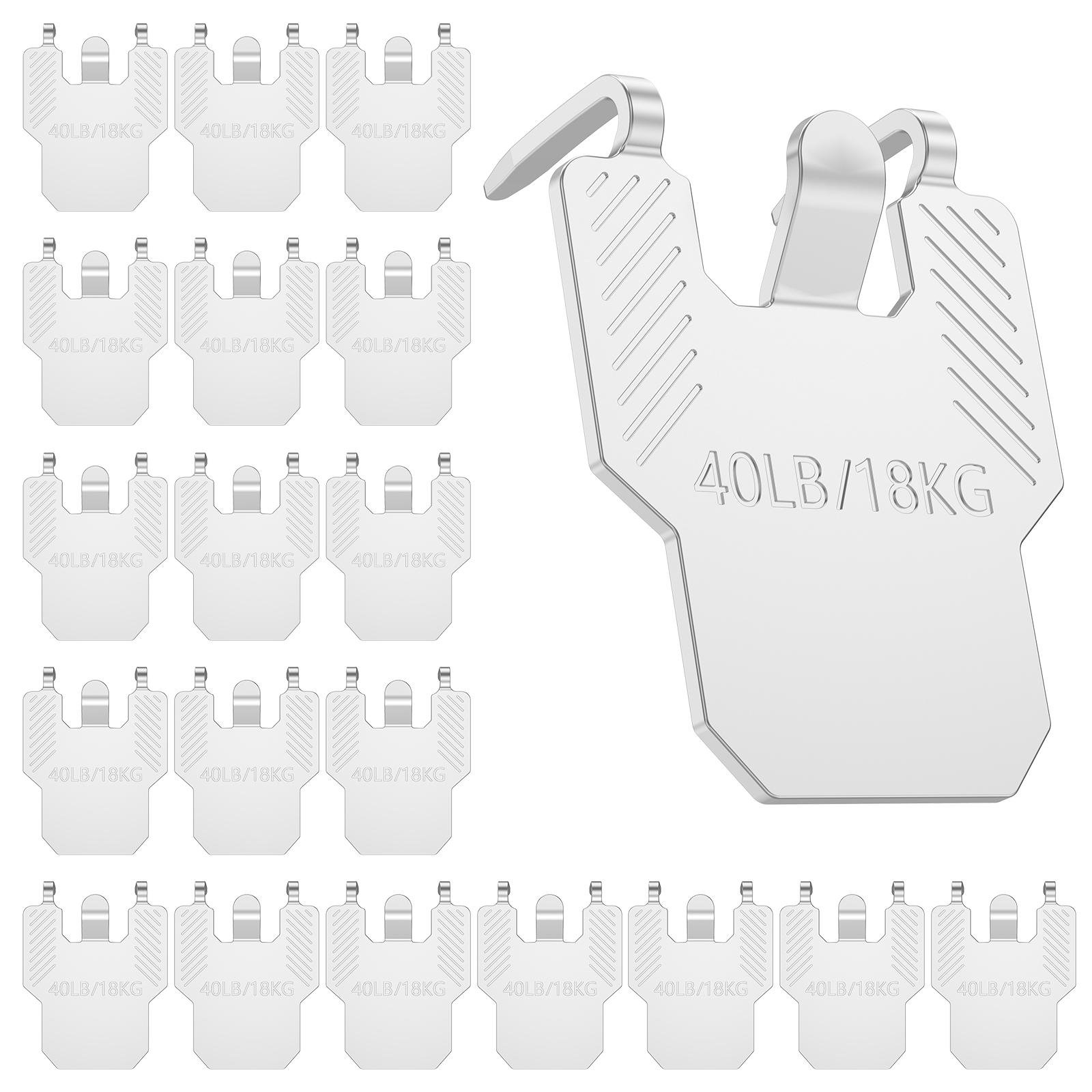 

20Pcs Heavy Duty Claw Picture Hangers for Drywall No Damage Wall Hooks for Picture Frames Art Posters Photos Paintings & Mirrors