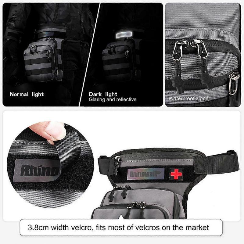 Multifunctional Breathable Motorcycle Leg Bag Waterproof for Bicycle Riding Outdoor Sports