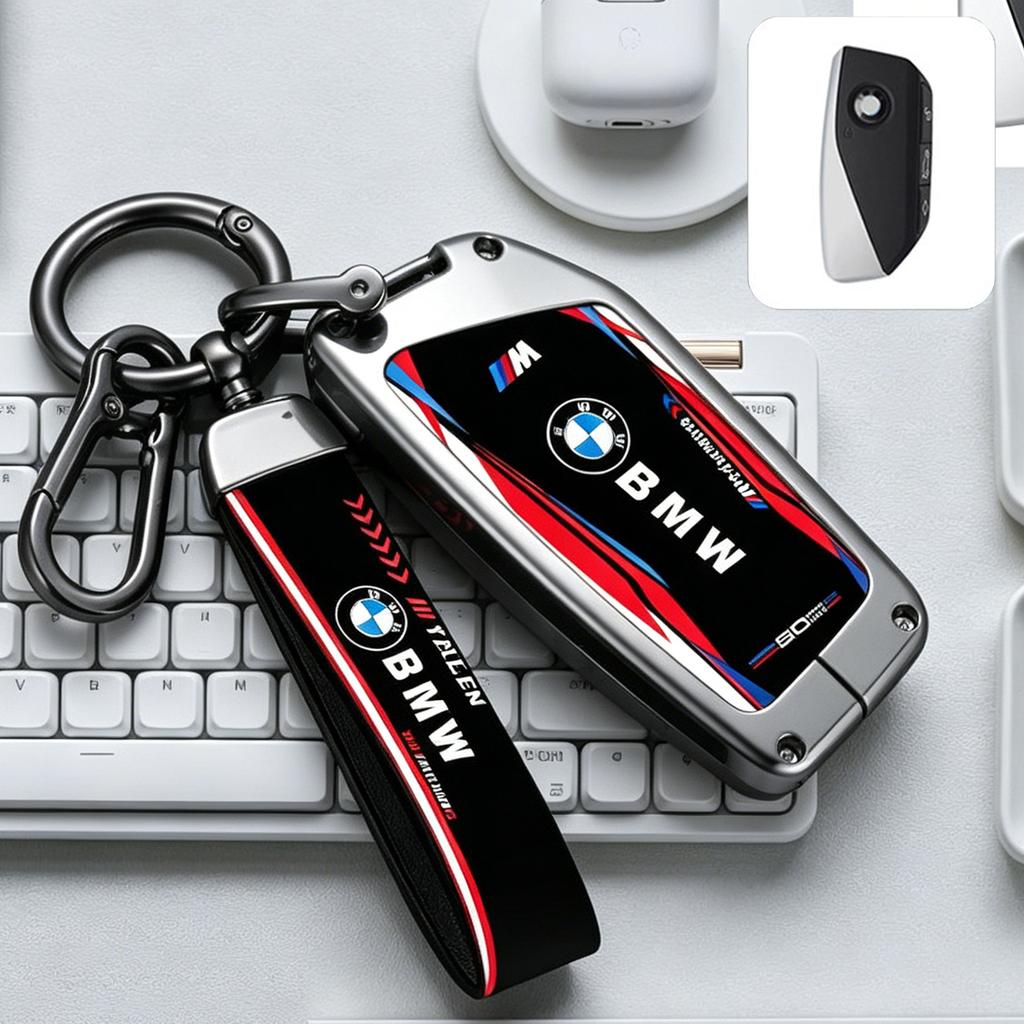 MLKW1 Car Key Case Cover Protector Shell For BMW I7 X7 G07 LCI iX I20 X1 U11 7 Series G70 G09 XM U06 G81 M3 2023 Keyless Accessories