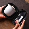 Portable Ceramic Tea Set with One Pot and Three Cups