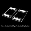 10PCS/Set Acrylic Price Tag Holder Transparent Label Display Stand Label Sign Shelf  Supermarkets