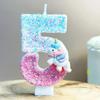 Unicorn Birthday Candles 0-9 Number Pink Blue Cake Candle Fashion Cartoon Anime Topper Party Cute Decoration Animal