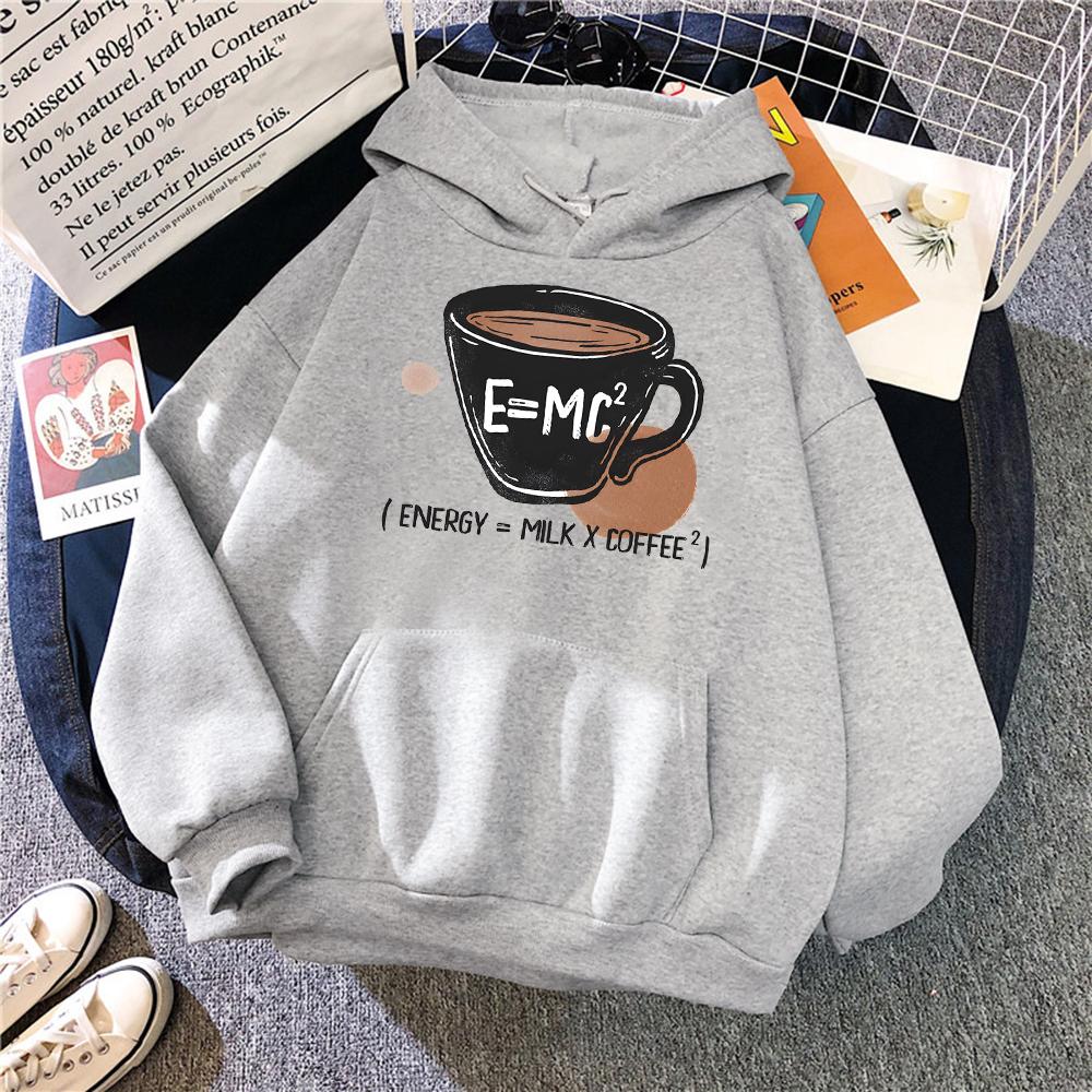 

Emc Energy Milk Coffee Hoodies Women Fleece Comfortable warm Hoodie Fashion Casual All Match Hoody Sports Original Basic Clothes S