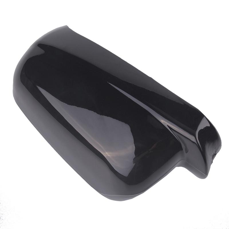 Rearview Mirror Cap Glossy Black Wing Side Mirror Cover Housing Same Size Fit For Golf 4 MK4 Bora 1998-2004 Car