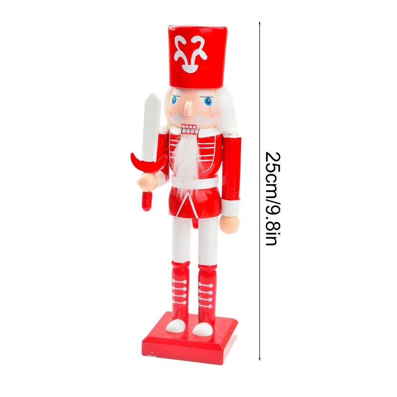 Wooden Nutcracker Figures Large King Nutcrackers Christmas Decorations Traditional Wood Nutcracker Decor For Festive Xmas