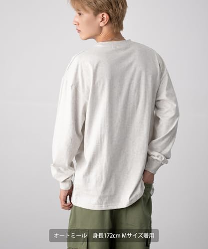 IMPROMES Casual SIDEWAYSTANCE Embroidered Downer Bear Long Sleeve T-Shirt, Men's, Khaki