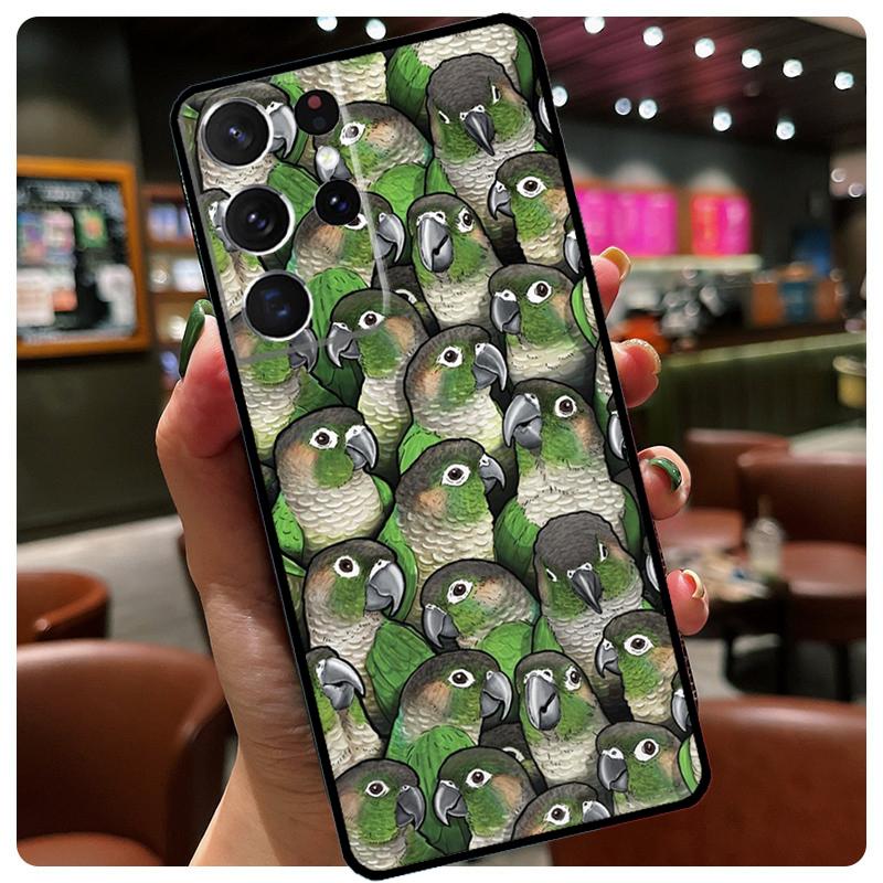 

Animal Parrot Bird Phone Case For Samsung Galaxy S23 Ultra S21 S22 S24 S25 Ultra S9 S10 Plus S24 S25 FE Cover Galaxy S10 Plus
