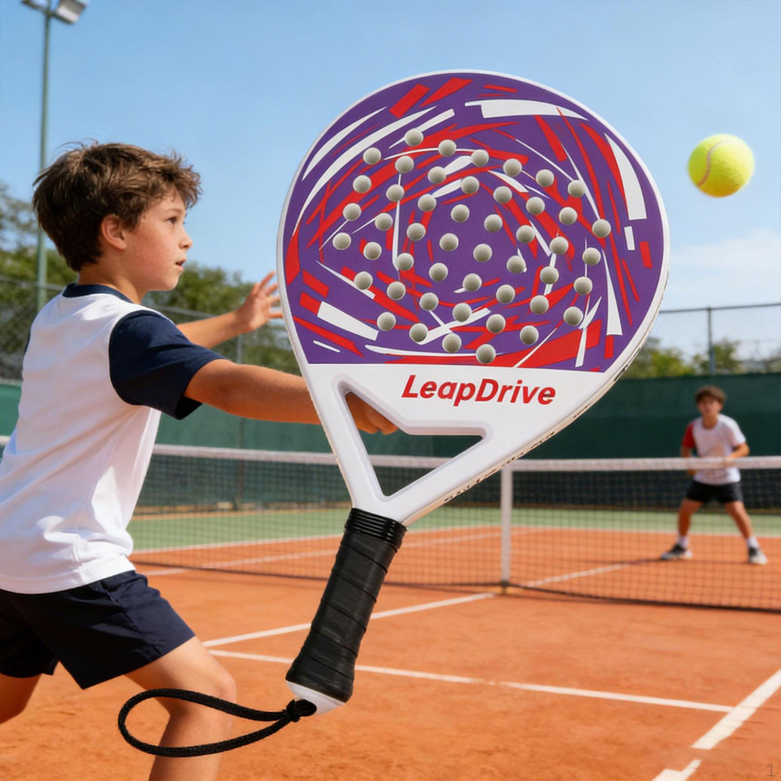 

Racket, Paddles, Comfortable Hold for Training Entertainment Outdoor Sports Professional фиолетовый