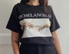 The Creation Of Adam Shirt - Michelangelo Shirt %100 High Quality Cotton