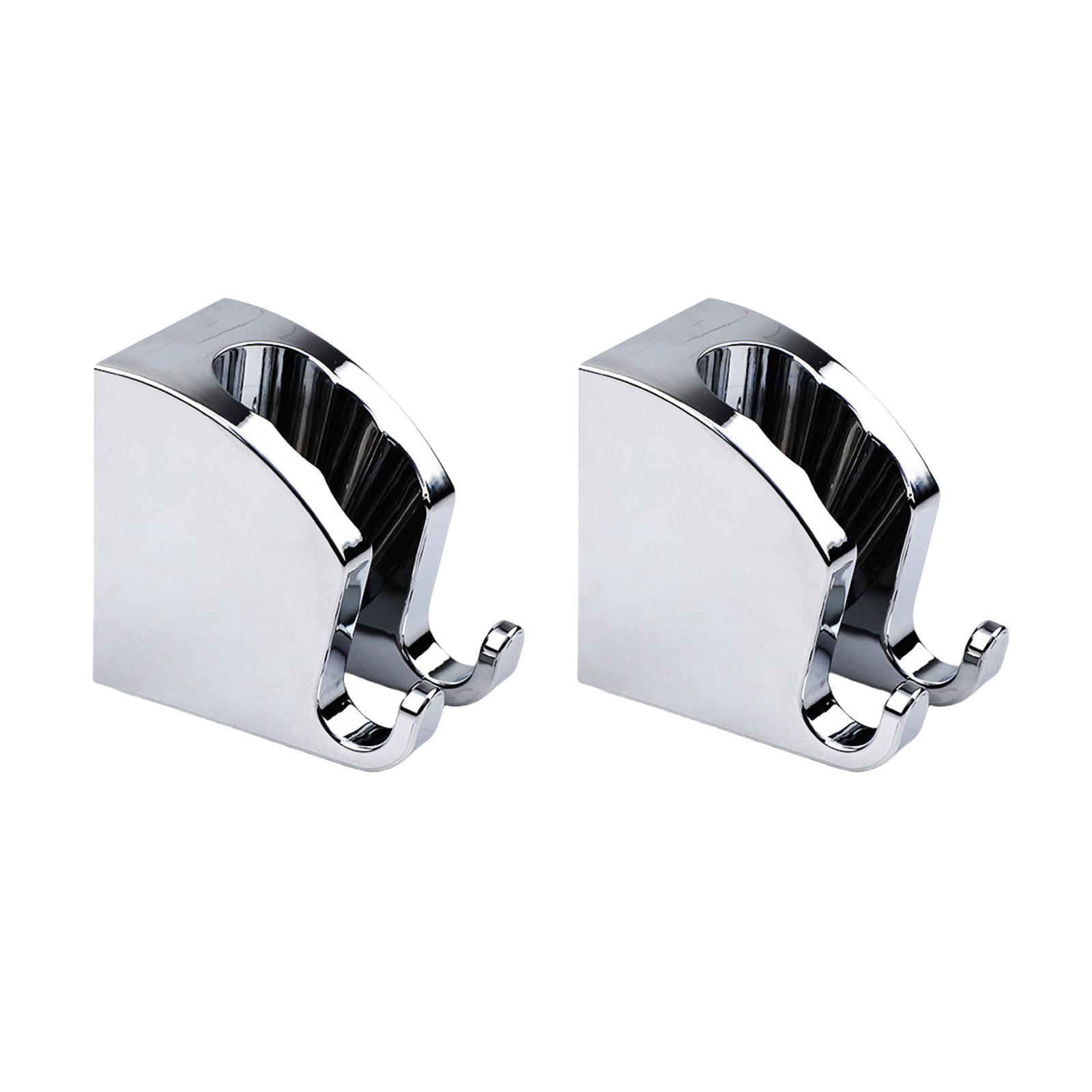 

Настенный держатель для душевой лейки с многофункциональными крючками, без сверления, подставка для душевой лейки, ABS кронштейн для душевой лейки, простая установка