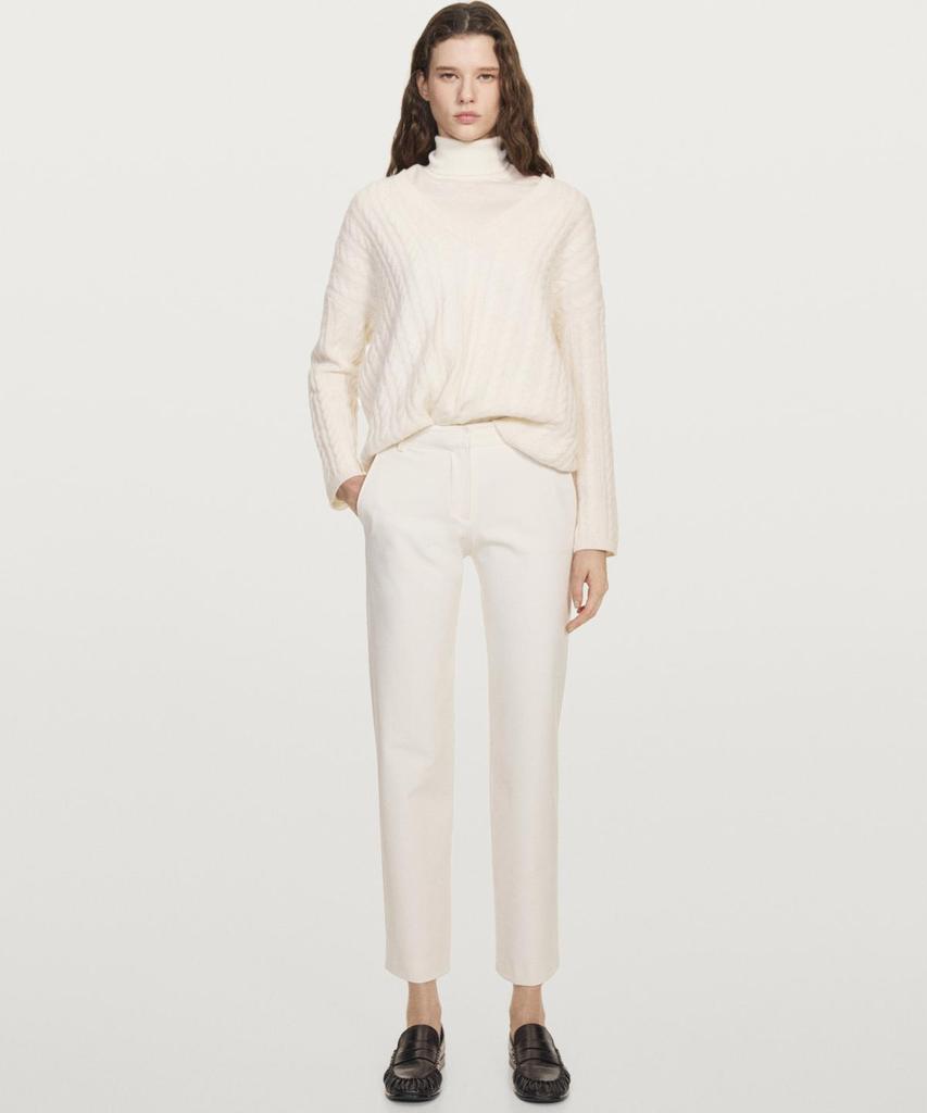 Masimodutti Straight Fit High-Tech Pants