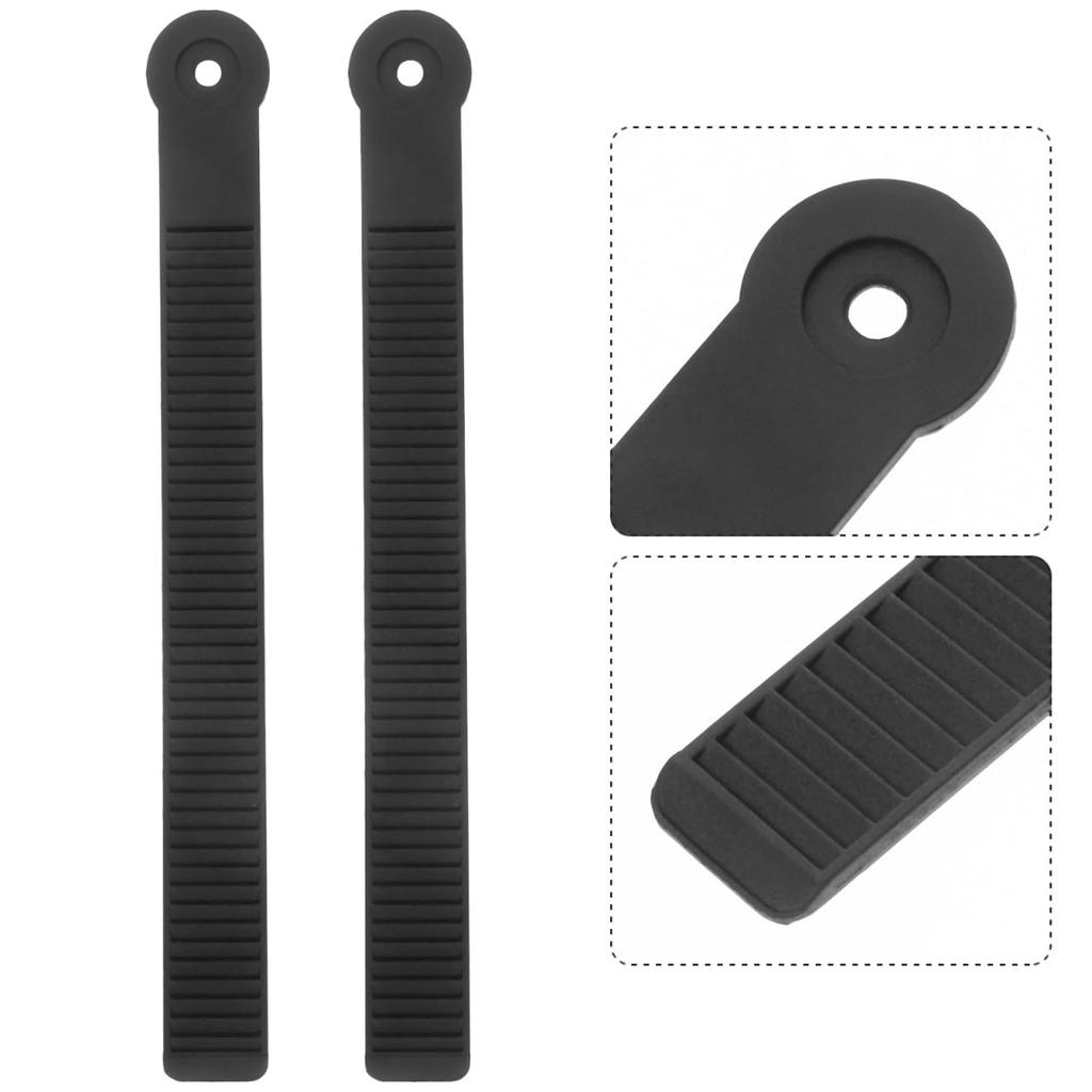 Kisangel Snowboard Binding Replacement Set of 2 with for Snowboards and Roller Made of Lightweight and Black Straps, Screws, Skates, ABS, Portable,