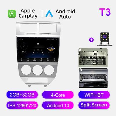 Car Radio Android Auto Carplay For Dodge Caliber 2007-2010 Multimedia Player Head Unit Stereo GPS Navigation BT WIFI 2+32GB