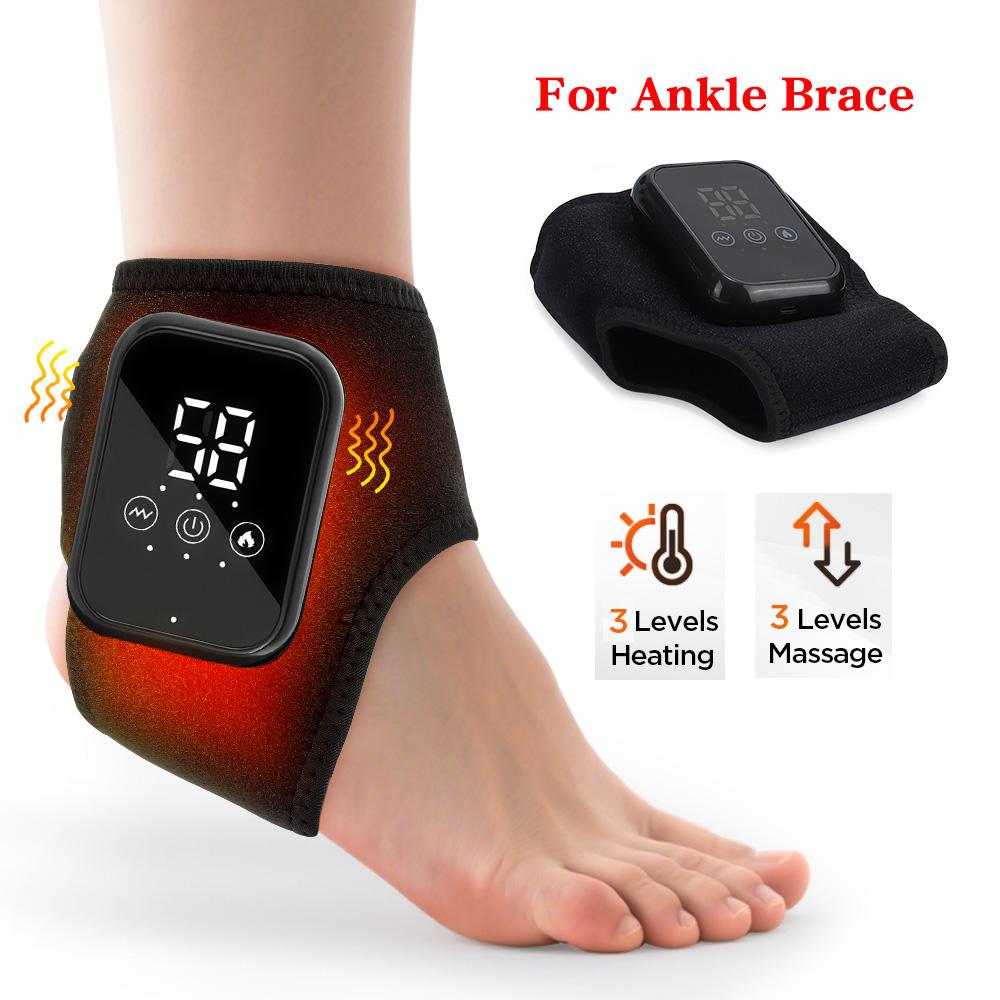 Durable And Safe Electric Heating Wrist Guard Vibration Massage Hot Compress Wrist Brace Ankle Wrap Hand Foot Protector Rechargeable Wristband