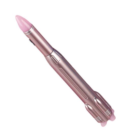 Ballpoint Pen with LED Light Writing Fluently Comfortable Grip Widely Used Rocket-Shaped Signature Gel Pen Stationery Gift for Students