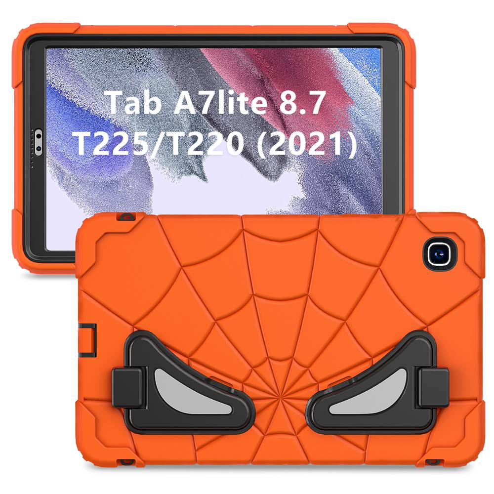 For Samsung Galaxy Tab A7 Lite Case 8.7 Inch SM-T220/T225 Tablet Cover Silicone +PC Case Tab A7 Lite 8.7' SM-T225/T220 Spider