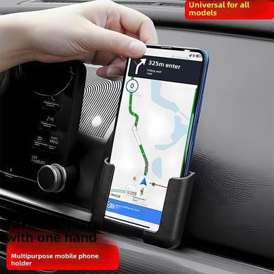 Universal Car Phone Holder - In-Car Navigation Mount and Sticky Support Frame