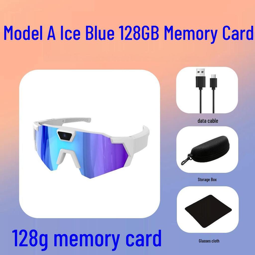 Cycling Smart Glasses with Built-In Camera for Outdoor Photo and Video Recording