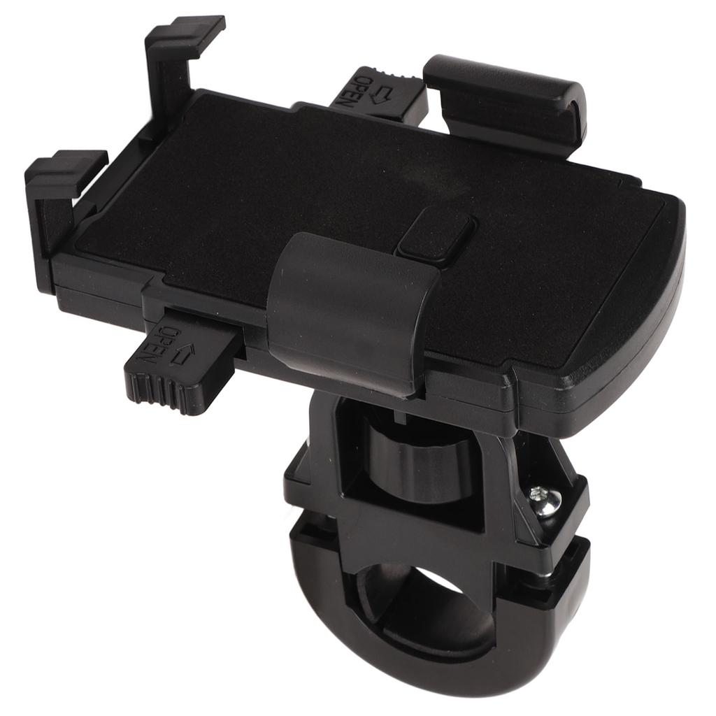 Motorcycle Phone Mount Quick Install Silicone Pad Handlebar Clamp for 4.7‑6.7in Cell Phone