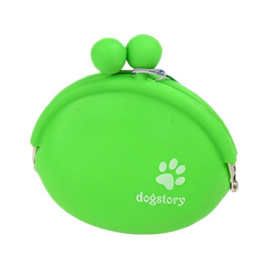 

Силиконовый мешочек для лакомств для собак, сумка для щенков, поясная сумка с зажимом, портативная зелёный