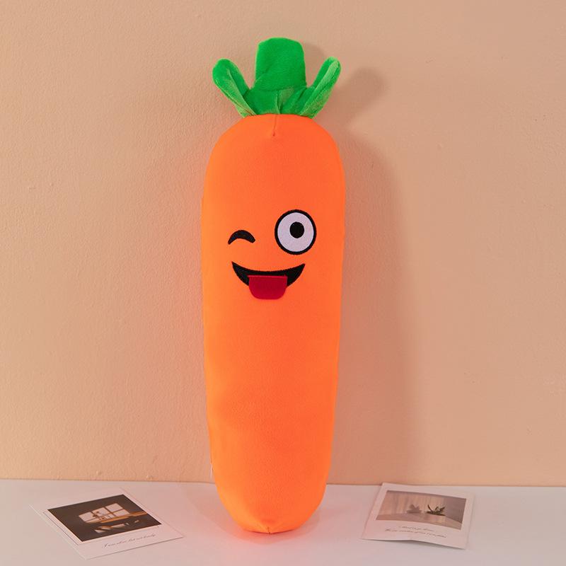 Removable and washable carrot throw pillow long pillow sleeping bed doll pinch leg rag doll super soft plush toy doll