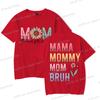 Mom Retro Letter Printed T Shirt Unisex Summer Short Sleeve Fashion Mother Gift Clothing Mama Mommy Mom Graphic Y2k Tops Tees