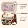 New Waterproof Large-Capacity Multi-Layer Makeup Bag Portable Travel Toiletry Bag with Handheld Design for Business Trips