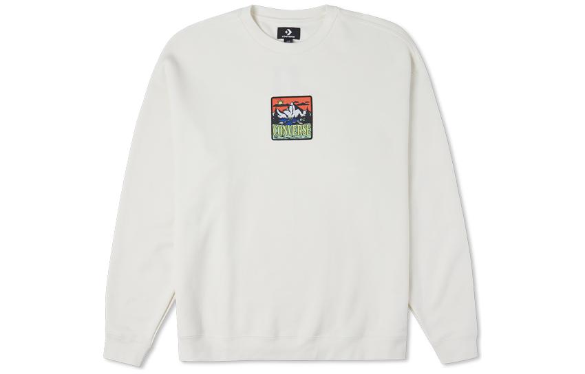 Converse Sweatshirt Men s White 10025032-A02 L