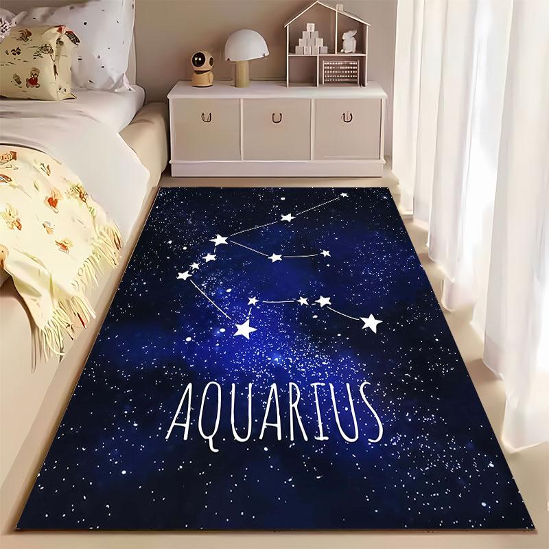 Aquarius Constellation Carpet Suitable As a Non-slip Mat for the Living Room or Bedroom Sofa