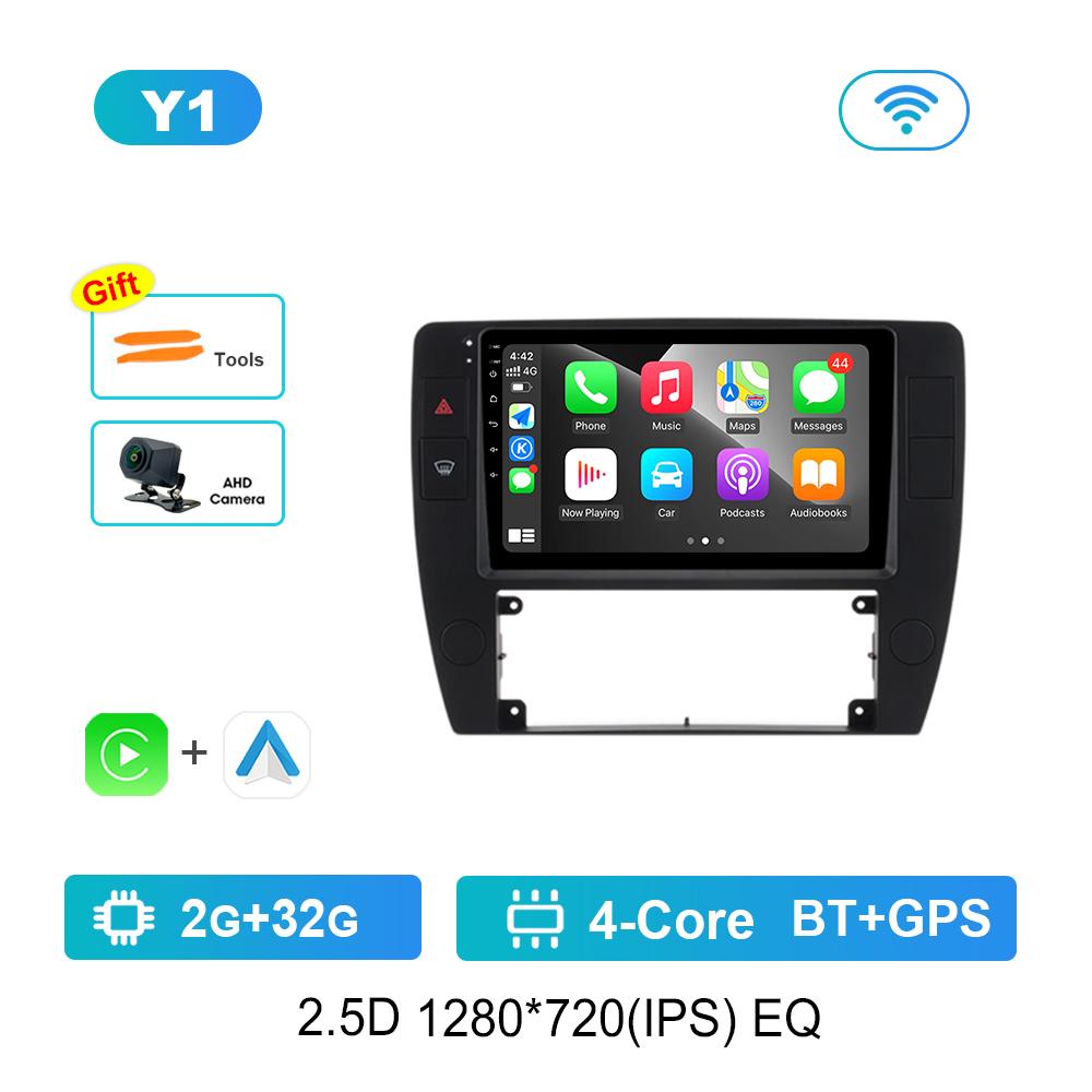 Android Car Radio Multimedia Video Player for VW Volkswagen Passat B5 2000 2001 2002 - 2005 Cooling Fan 4G WiFi Touch Screen
