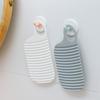 1PCS Portable Mini Washboard Student Dormitory Small Plastic Convenient Washing Board with Holes for Hanging Socks and Underwear