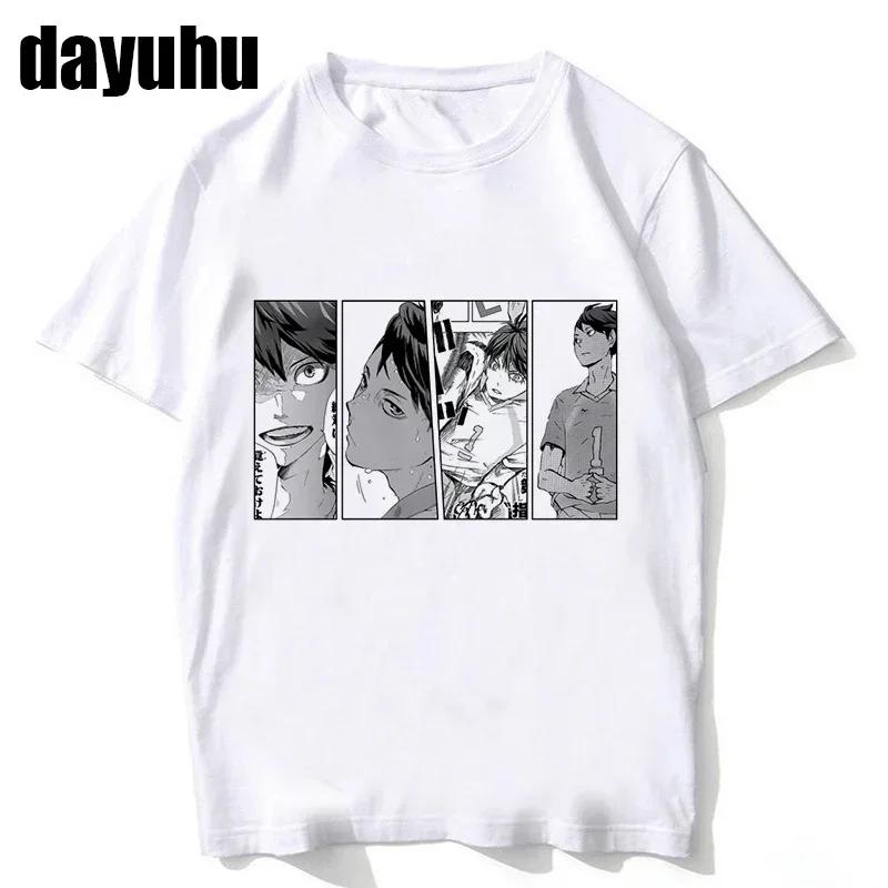 

Женская футболка Haikyuu 90-х годов Kuroo, японское аниме, Bokuto, манга, Shoyo, волейбол, креативная футболка, футболки с мультяшной графикой, мужская футболка 2XL