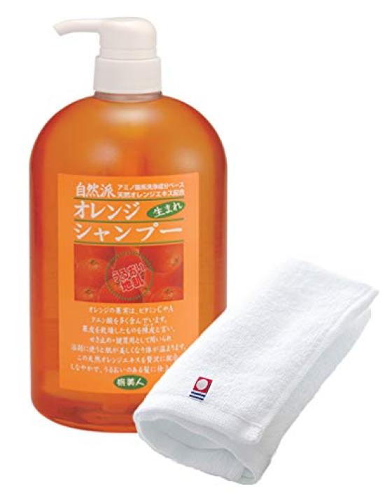 Azuma Shoji comprend Shampoing Orange Imabari 1000ml Arôme Orange Naturel Beauté Voyage [Serviette Prix] / Shampoing,
