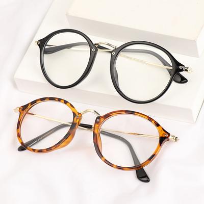 Fashion Flexible Vintage Eyeglasses Glasses Frame Flat Mirror Glasses Eyewear