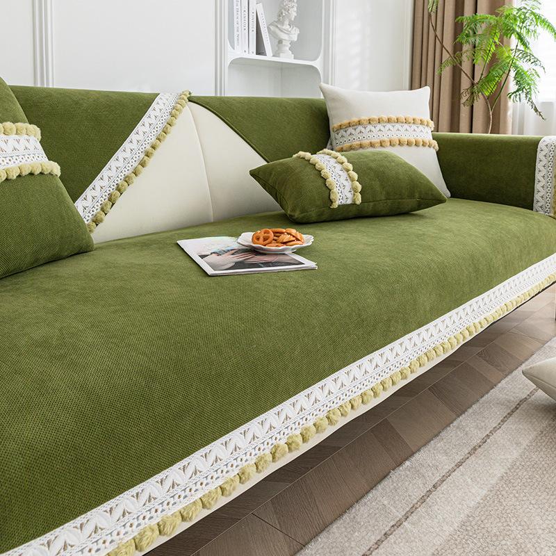 Chenille Sofa Cushion Four Seasons Universal Non-Slip Seat Cushions Advanced Light Luxury All-Inclusive Sofa Cover Full Covered