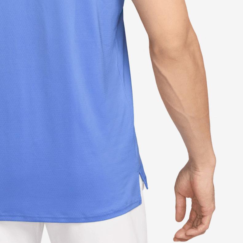Nike T-shirt Uomo Manica Corta Girocollo Color Block Top Blu FD5320-494