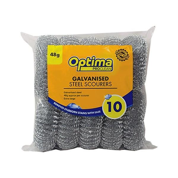 Ramon Optima Topfreiniger aus verzinktem Stahl (Packung mit 10)