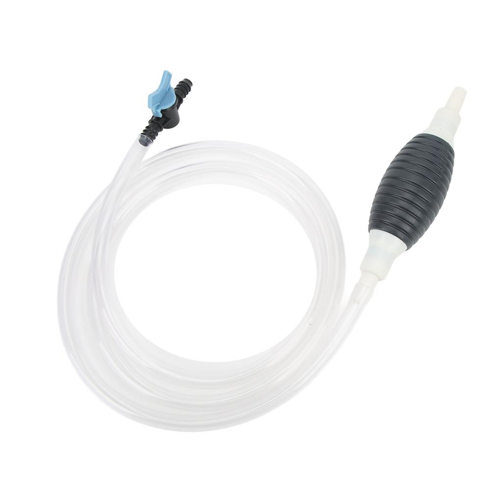 Liquid Fuel Transfer Siphon Pump with 2m Hose Manual Suction Universal for Diesel Gasoline Water Liquids