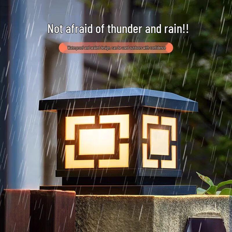 Outdoor Waterproof Solar Pillar Lights