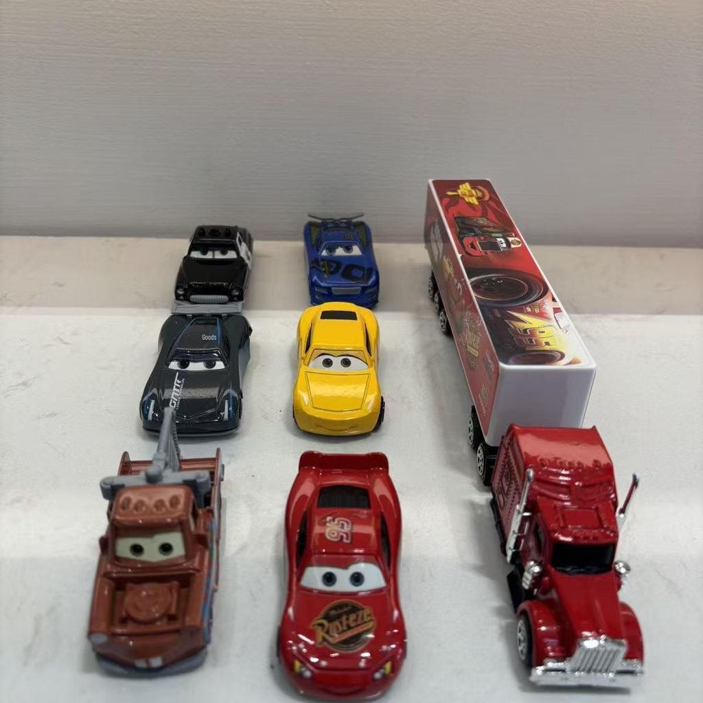 Lightning McQueen & Mater Truck Alloy Car Model Set - Boys Toy Collection Gift