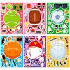 6 Pieces/package of Various Balls, Face-changing Stickers, Balls, Varied Expressions, Face-changing Puzzles, Children's Puzzle Stickers