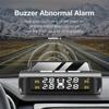 Sistem de monitorizare a presiunii anvelopelor auto cu energie solară TPMS Sistem de monitorizare a presiunii în anvelope auto Sisteme de alarmă de securitate automată Kit senzor presiune anvelope 6 moduri