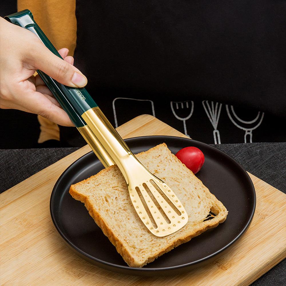 Cake Stainless Steel Bread Barbecue Clamp Cooking Utensils Food Clip BBQ Tong Kitchen Tool