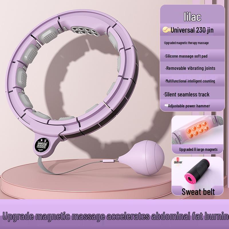 Women's Smart Magnetic Hula Hoop - Detachable, Thickened, Waist-Friendly for Abdomen Reduction and Weight Loss