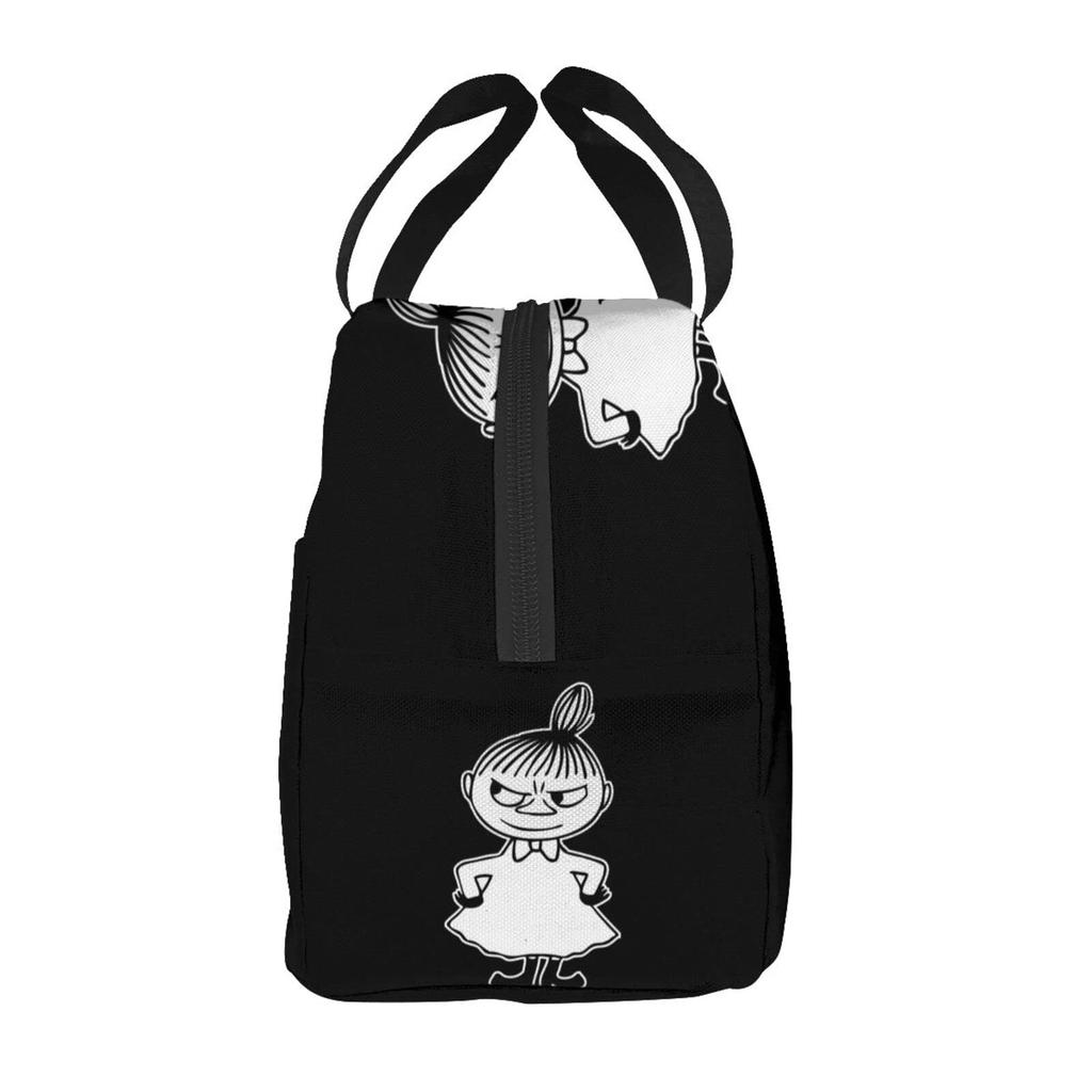 Moomin Little My Lunch Compact Lunch Bag with Stylish Portable Thermal Lunch Cooling Soft Cooler Lunch Thickness 13cm x Width 22cm x Height 20cm Bag,