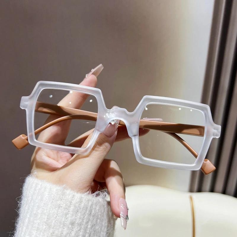 Personalized Square Framed Reading Glasses High-definition Multi-color Presbyopia Glasses Anti-blue Far Sight Eyeglasses