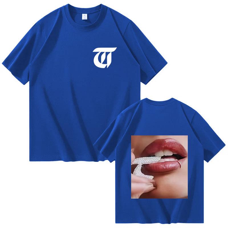 Singer TINI Futttura Harajuku 2025 Tour Double Sided Casual Short Sleeve Tee Fashion Gothic Tshrits Mens Womens Oversized Tshrit