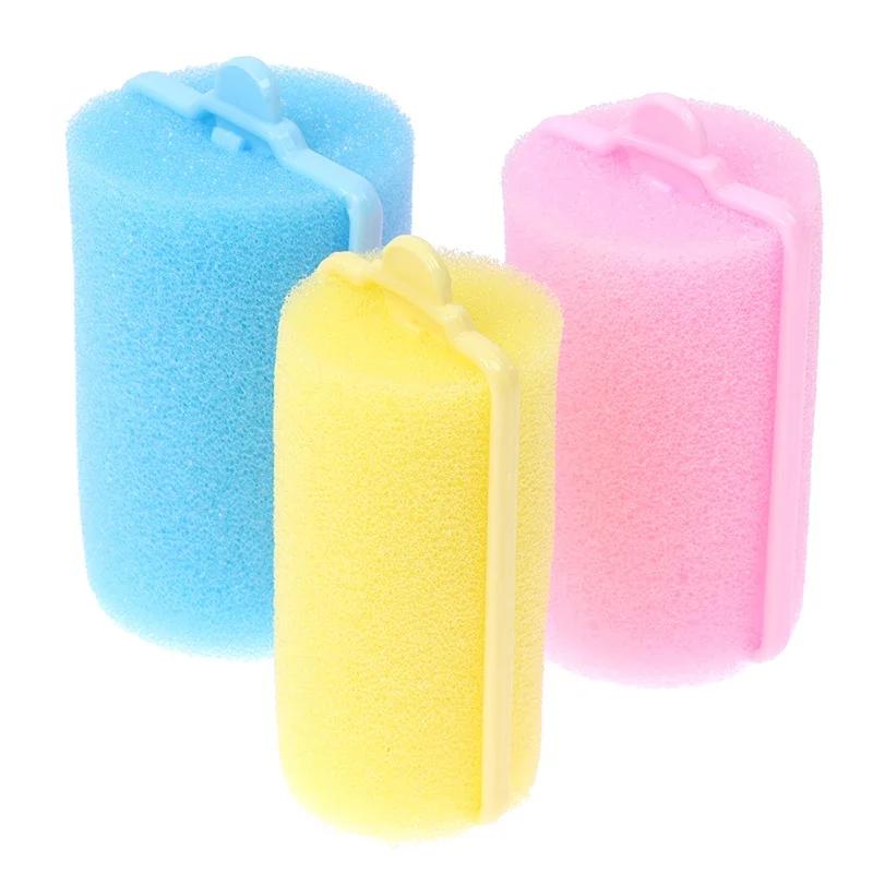 Professional Foam Soft Sponge Curler Roller Wet Hair Foam Hair Foam Roller Small/Large Sponge Curl Curly Wavy Curly Styling Tool
