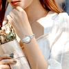 Cute, Sparkling Analog Watch for Women: Pearl and Diamond Design, Waterproof Strap, Adjustable Length, Casual, Business, Fashion Watch - Perfect Gift
