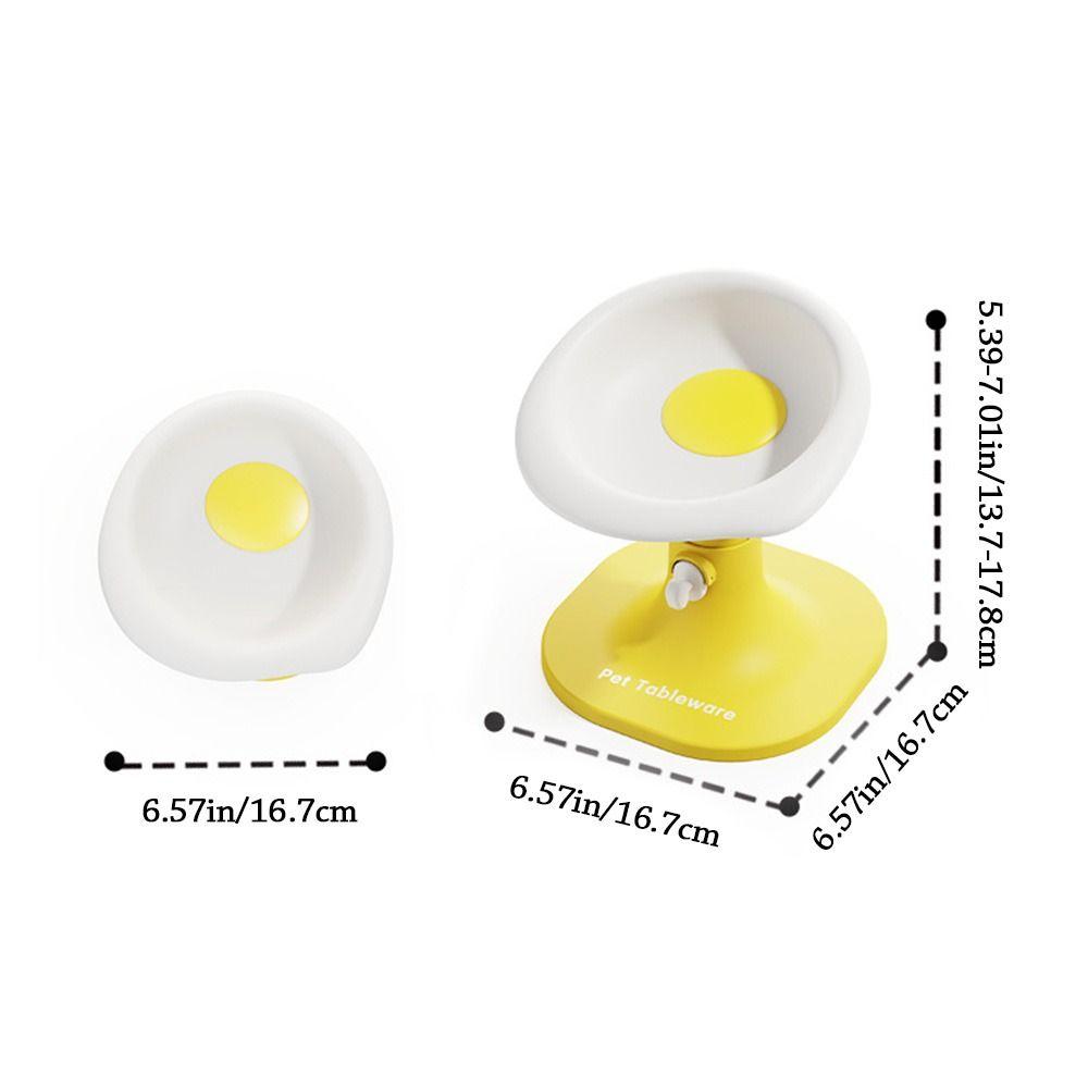 Höhenverstellbarer Winkel Katzennapf Doppelfunktions-Haustierfutterspender Robuste Haustiernäpfe